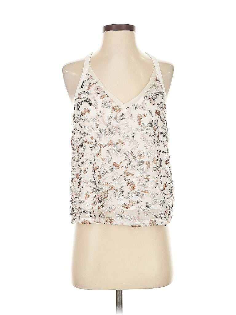 Tiny 100% Rayon Ivory Sleeveless Blouse Size S - photo 1