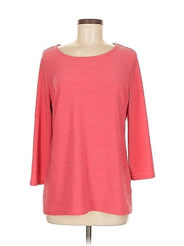 JM Collection 3/4 Sleeve Top (view 1)