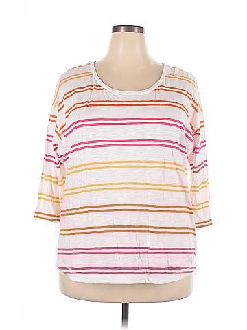 T by Talbots 3/4 Sleeve T-Shirt (view 1)