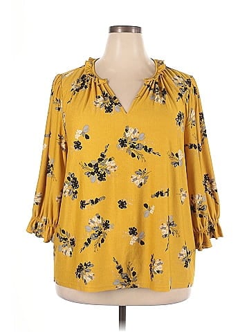 MELLODAY 3/4 Sleeve Blouse (view 1)