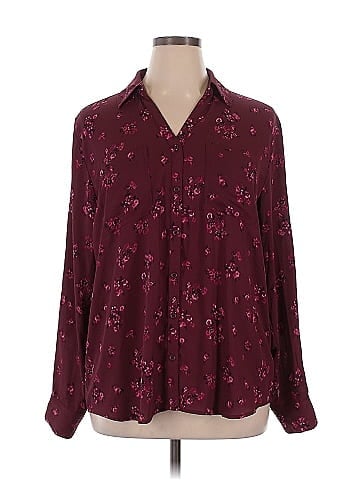 Maurices Long Sleeve Blouse (view 1)