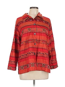 Chico's Design 3/4 Sleeve Silk Top