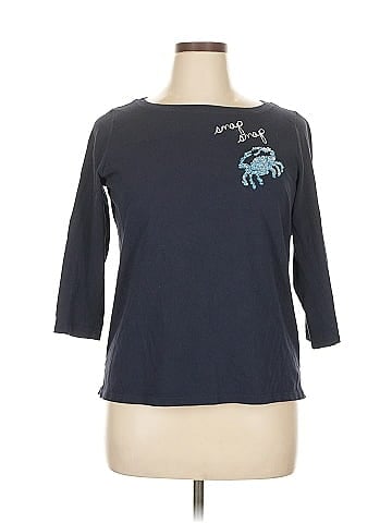 Talbots 3/4 Sleeve T-Shirt (view 1)