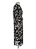 Donna Morgan 100% Polyester Print Black Casual Dress Size 10 - photo 3