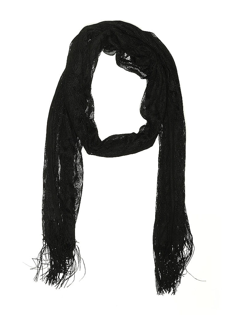 Pre-owned Liz Claiborne Scarf In Black