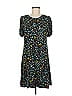 Ann Taylor LOFT Stars Black Casual Dress Size M