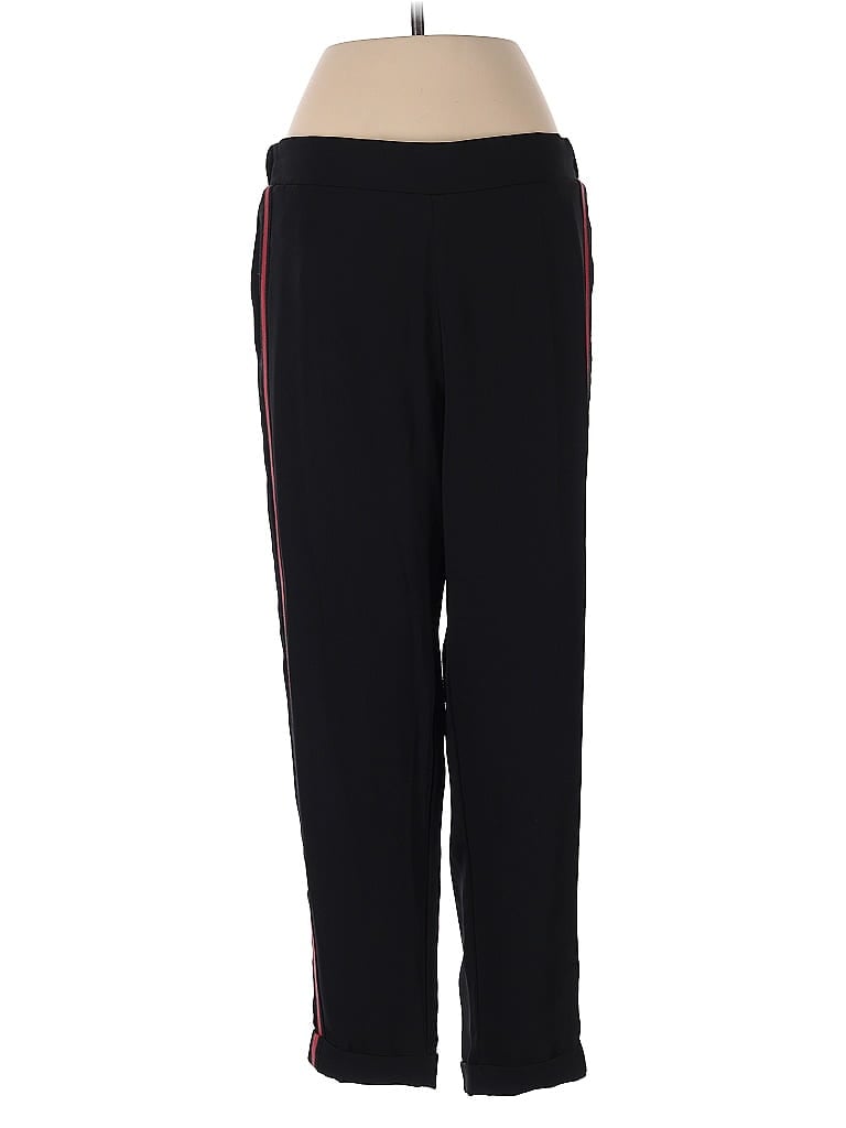 Click to view more detailed imagery on our partner's website Pre-owned Lavender Brown Track Pants In Black