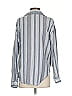 Sundry Stripes Blue Long Sleeve Blouse Size Sm (1) - photo 2