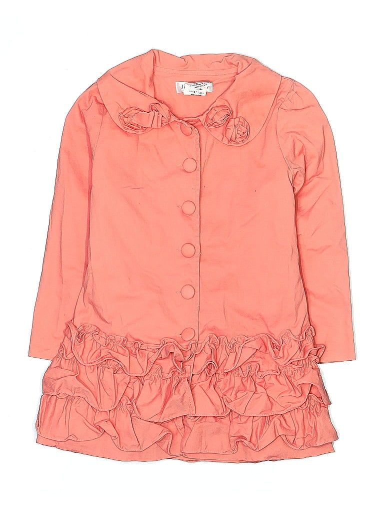 Pre-owned Joe-ella Kids' Raincoat In Orange