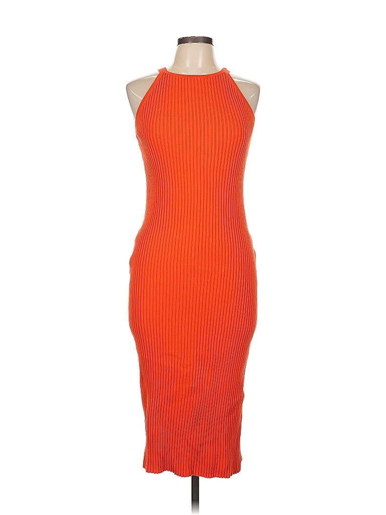 Pre-owned H&m Cocktail Dress In Orange