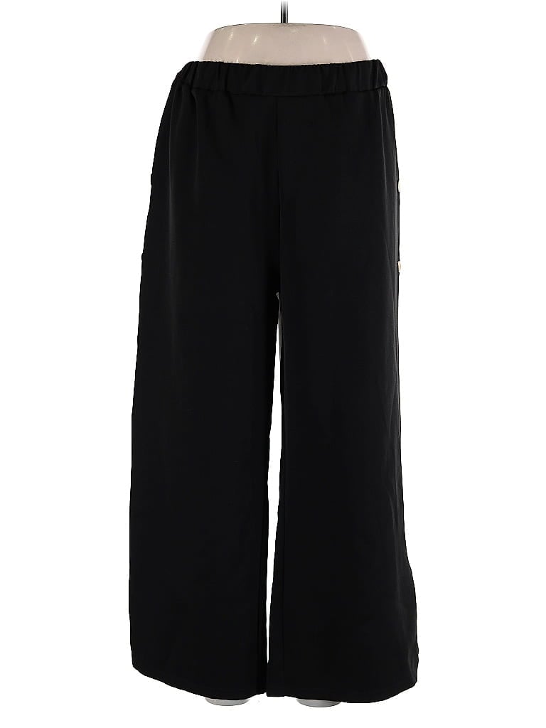 Pre-owned Unbranded Track Pants In Black