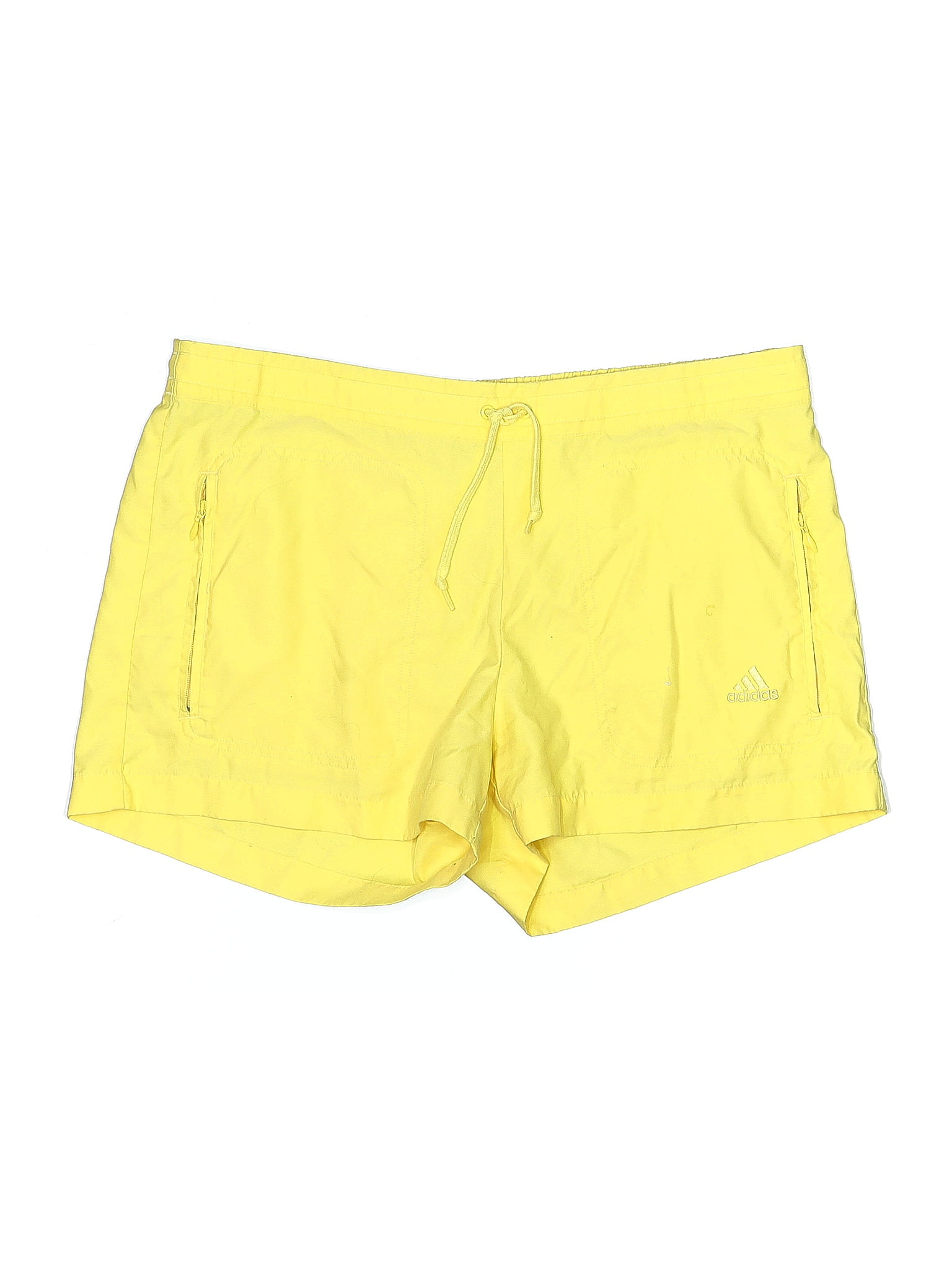 Adidas Yellow Athletic Shorts Size M