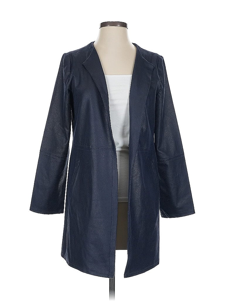 CHICO'S Pre-owned Trenchcoat In Blue