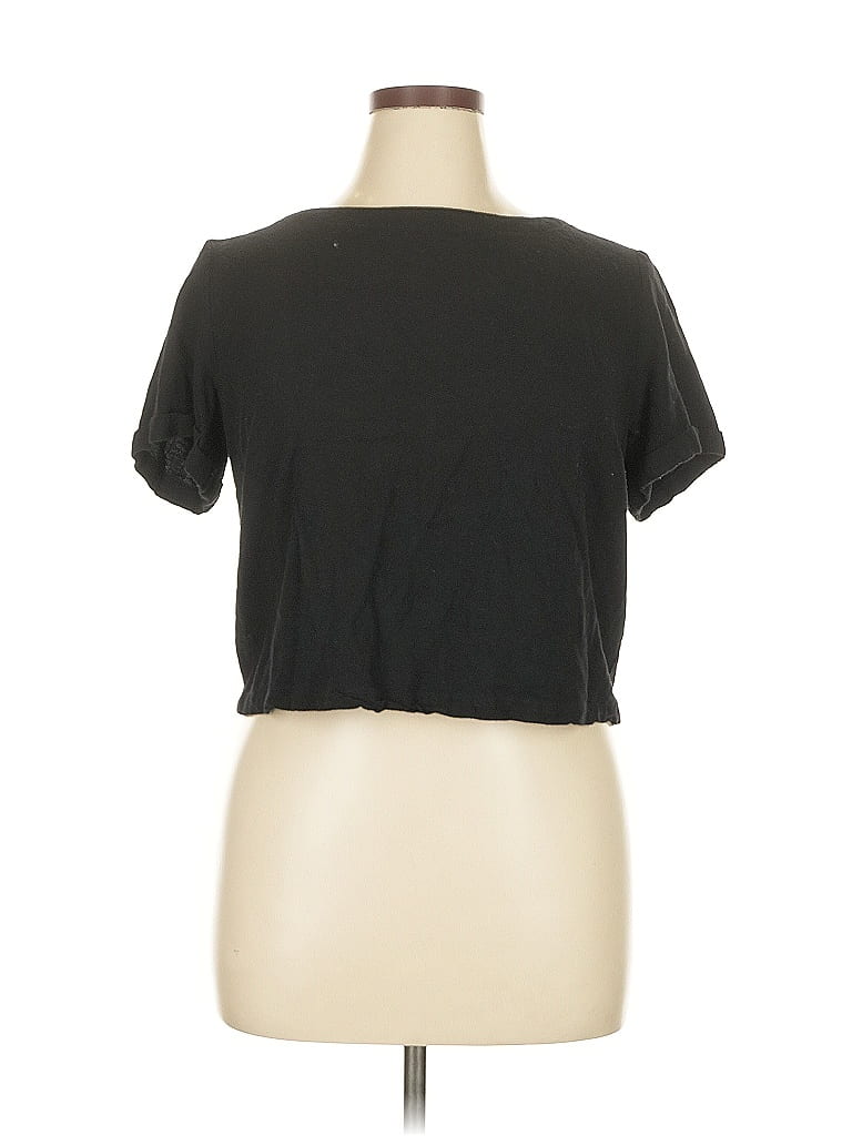 Zesica Black Short Sleeve T-Shirt Size XL - photo 1