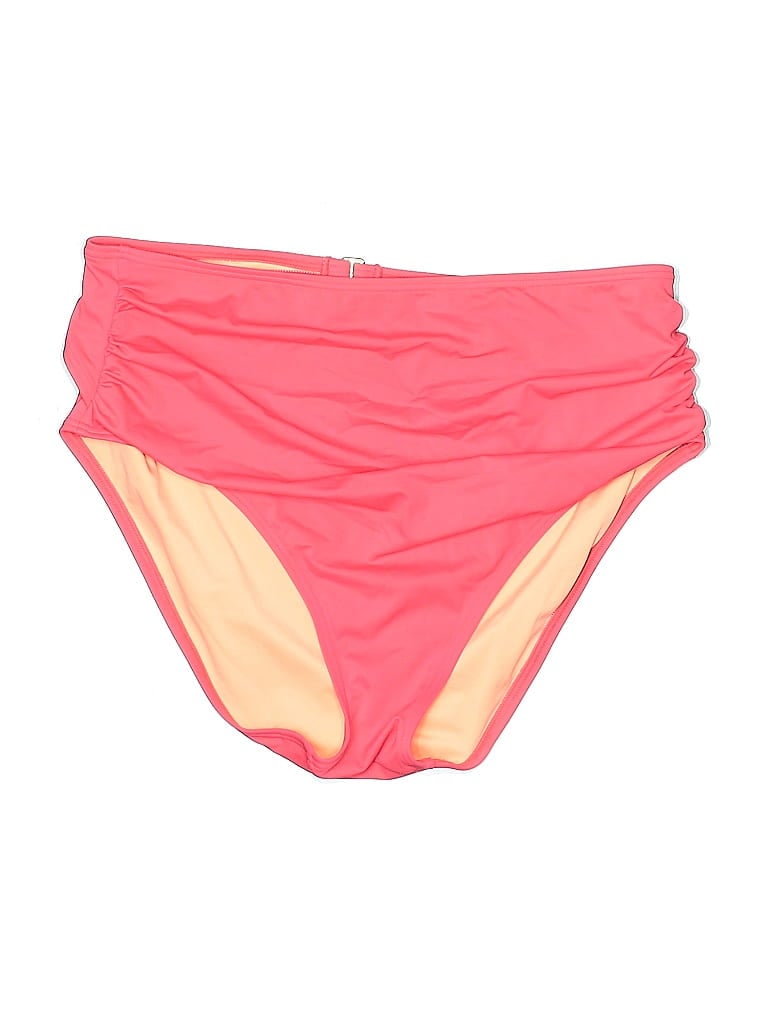 Victoria's Secret Color Block Pink Swimsuit Bottoms Size XL - photo 1