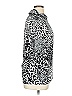 Ashley Stewart Animal Print Silver Long Sleeve Blouse Size 14 - photo 3