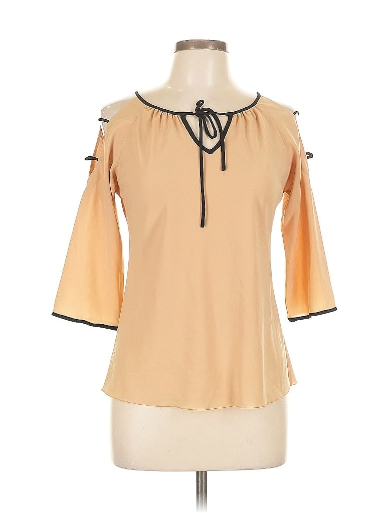 Click to view more detailed imagery on our partner's website Pre-owned Assorted Brands 3/4 Sleeve Blouse In Brown