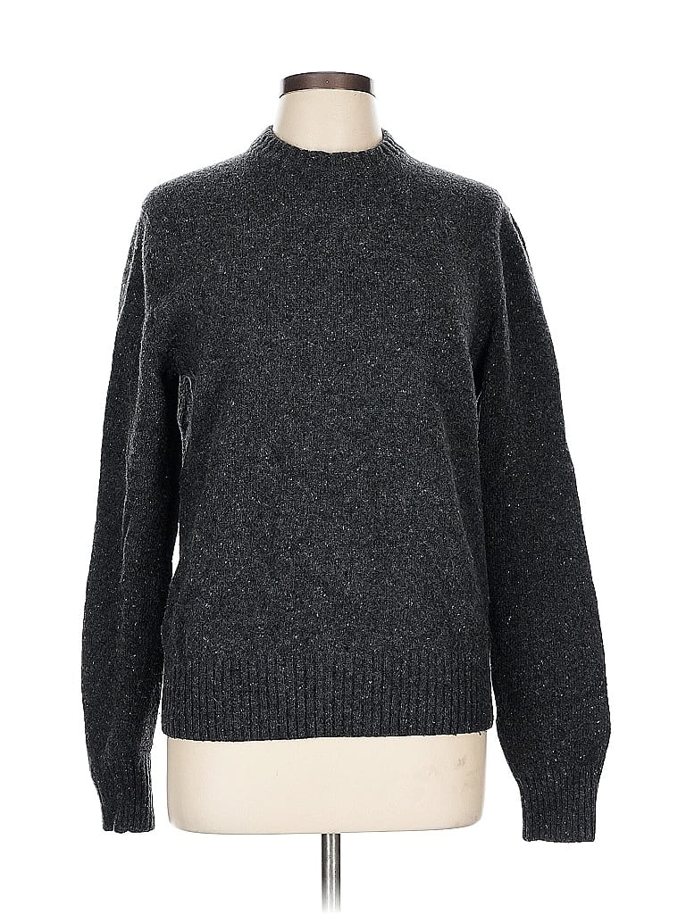 H&M L.O.G.G. Solid Gray Wool Pullover Sweater Size L - photo 1
