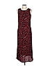 White Stag 100% Polyester Print Red Casual Dress Size 12 - photo 1