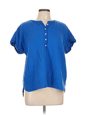 Caslon Short Sleeve Blouse (view 1)