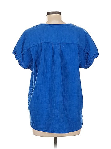 Caslon Short Sleeve Blouse (view 2)