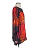 bryn WALKER Orange Burgundy 3/4 Sleeve Blouse Size S - photo 3