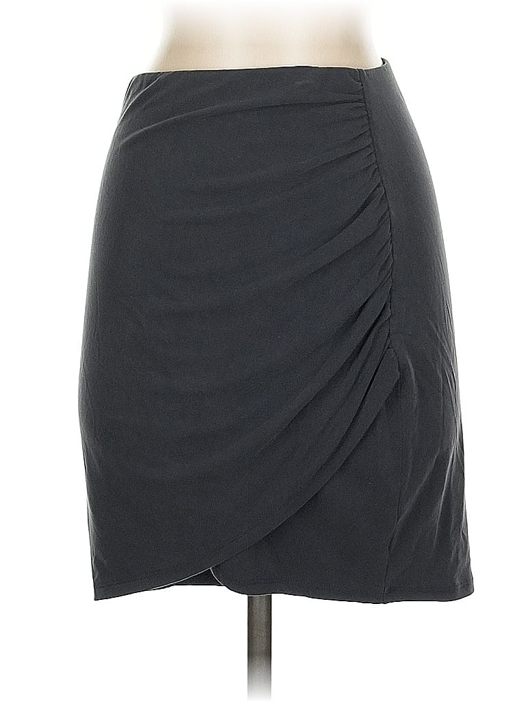 Pre-owned Express Outlet Casual Skirt In Gray