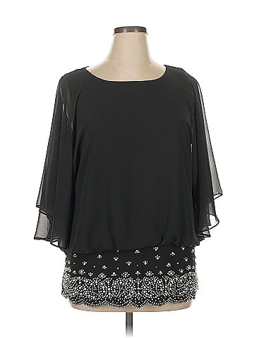 Roz & Ali 3/4 Sleeve Blouse (view 1)