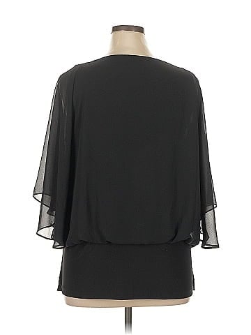 Roz & Ali 3/4 Sleeve Blouse (view 2)