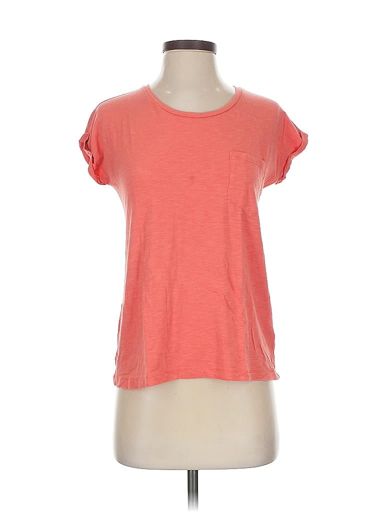 Pre-owned Sigrid Olsen Short Sleeve T-shirt In Red