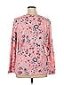 T by Talbots Pink Long Sleeve T-Shirt Size XL - photo 2
