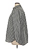 Isaac Mizrahi LIVE! Checkered-gingham Black Long Sleeve Button-Down Shirt Size 14 - photo 4