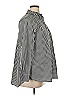 Isaac Mizrahi LIVE! Checkered-gingham Black Long Sleeve Button-Down Shirt Size 14 - photo 3