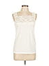 Cuddl Duds Ivory Sleeveless Blouse Size L - photo 1