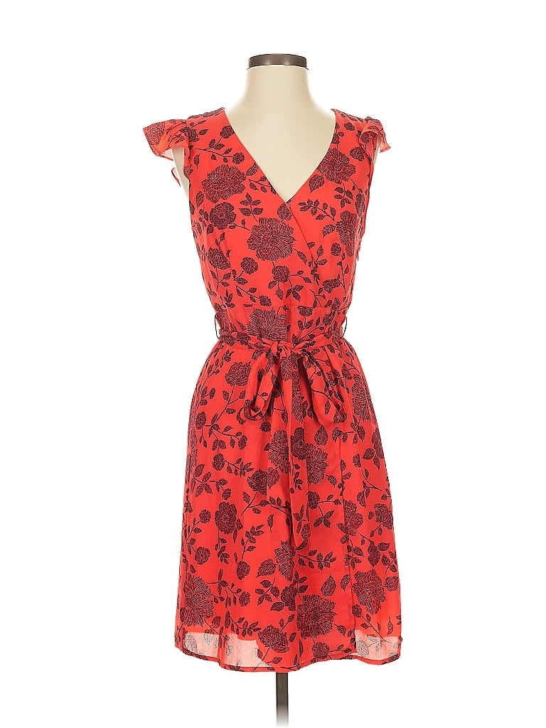 Collective Concepts 100% Polyester Hearts Red Cocktail Dress Size XS - photo 1