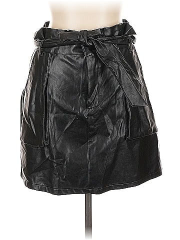 Gilli Faux Leather Skirt (view 1)