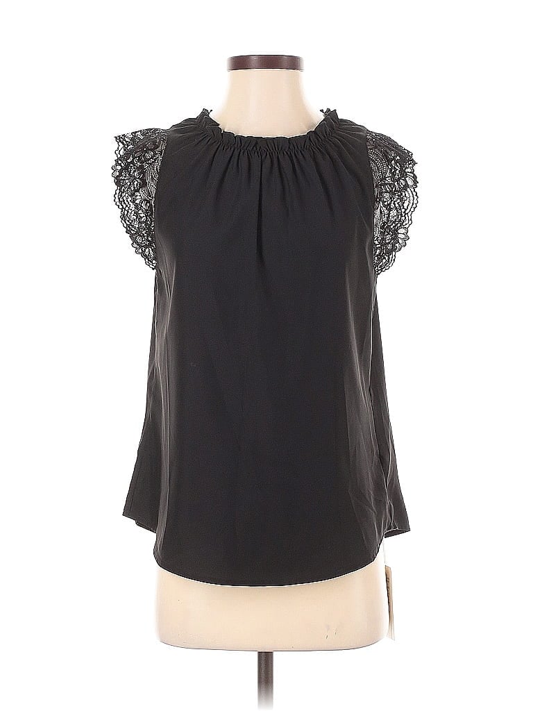 Pre-owned Grace Karin Sleeveless Blouse In Black