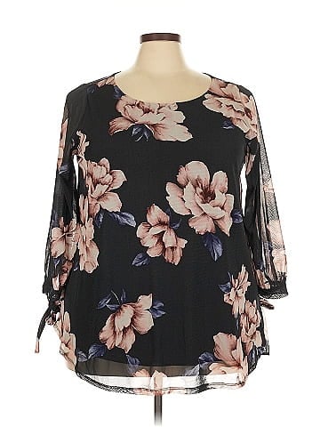 Papermoon 3/4 Sleeve Blouse (view 1)
