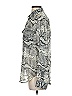 Kut from the Kloth 100% Polyester Animal Print Silver Long Sleeve Blouse Size S - photo 5
