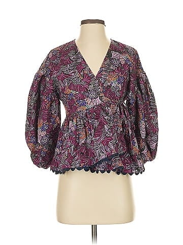 KIKA VARGAS X TARGET 3/4 Sleeve Blouse (view 1)