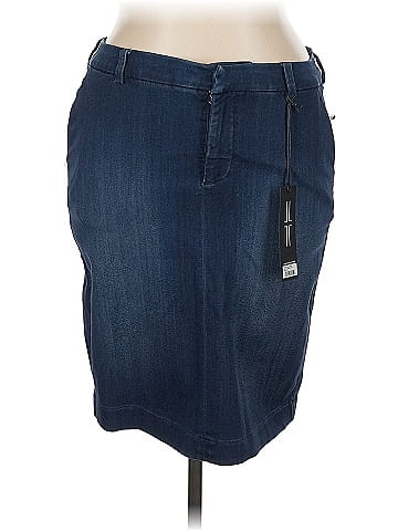 Liverpool Los Angeles Denim Skirt (view 1)