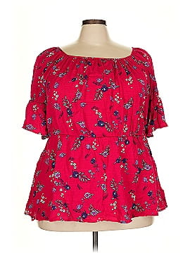 Lane Bryant Outlet Short Sleeve Blouse