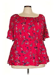Lane Bryant Outlet Short Sleeve Blouse