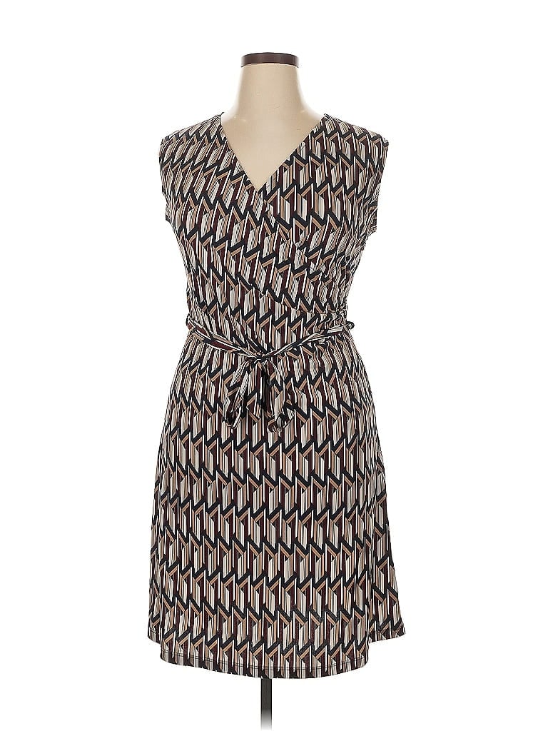 Gilli Print Brown Casual Dress Size XL - photo 1