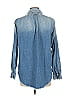 Current/Elliott Blue Long Sleeve Button-Down Shirt Size Lg (3) - photo 2