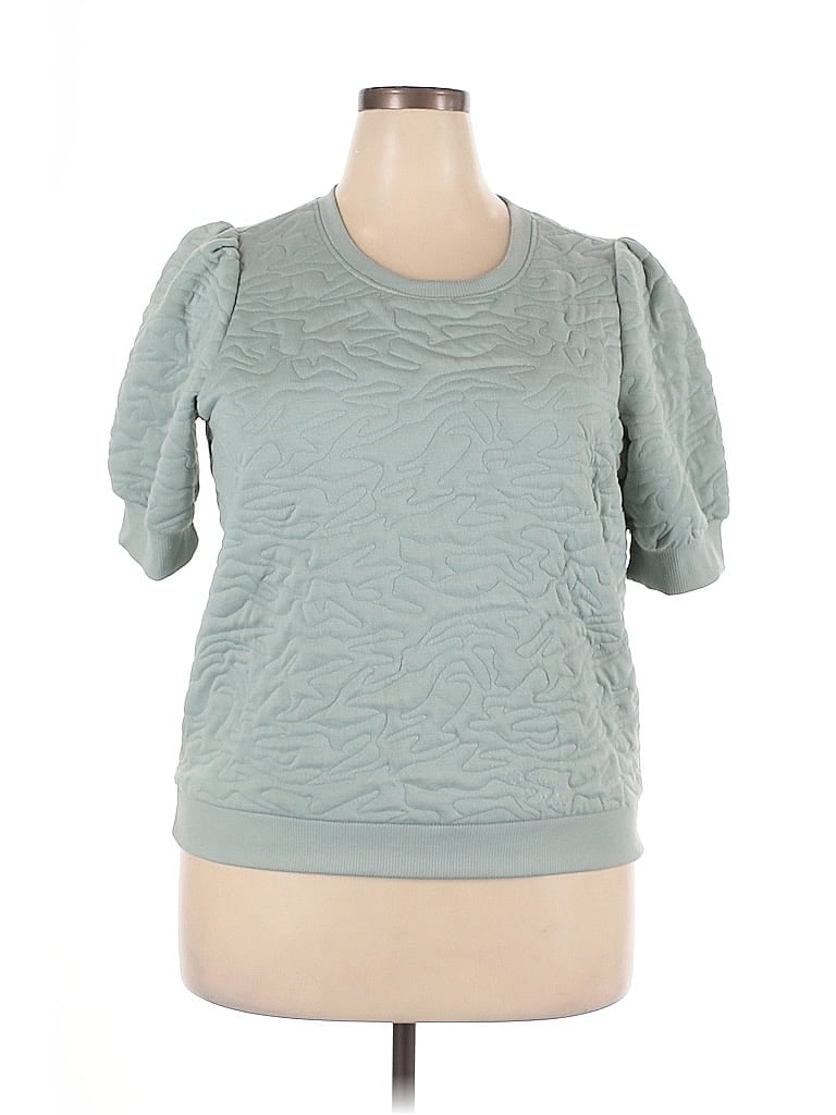 Pre-owned Nine West Sweatshirt In Blue