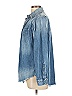 Current/Elliott Blue Long Sleeve Button-Down Shirt Size Lg (3) - photo 4