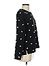 Lou & Grey for LOFT Hearts Black Pullover Sweater Size S - photo 3