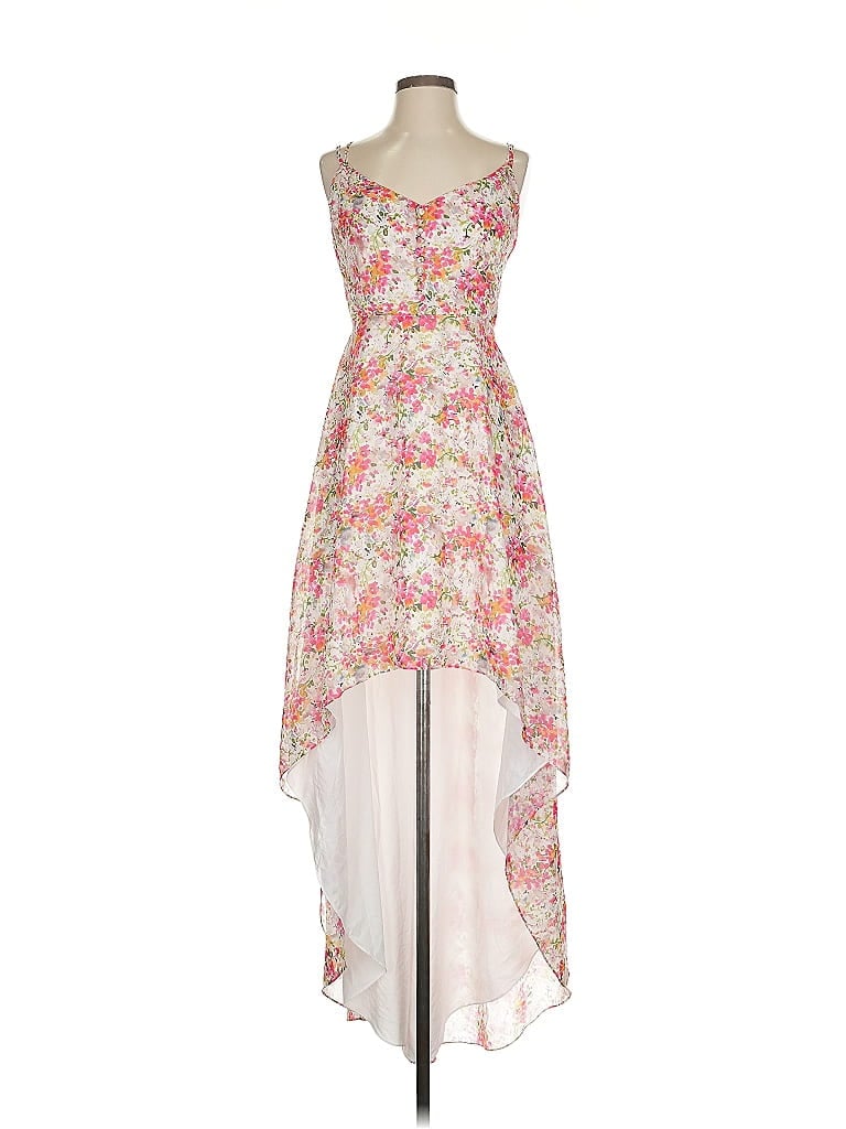 Alexia Admor 100% Polyester Floral Ivory Cocktail Dress Size 4 - photo 1