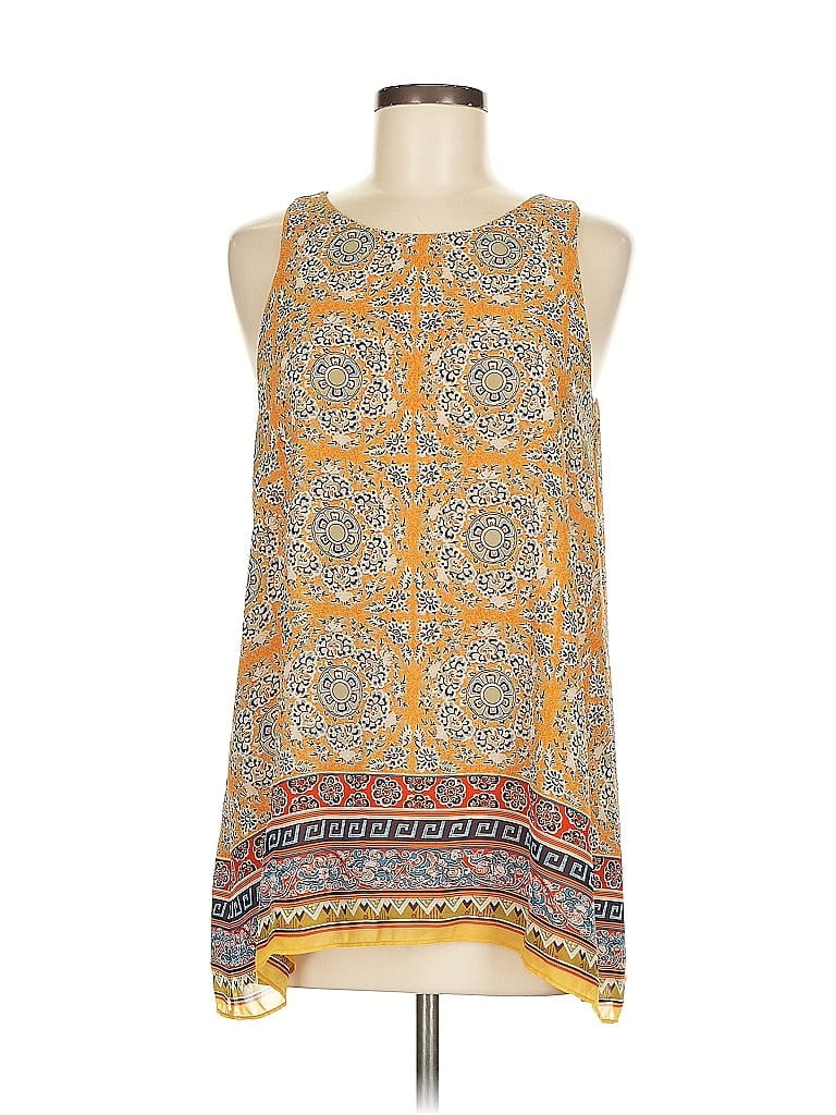 Pre-owned Max Studio Sleeveless Blouse In Orange